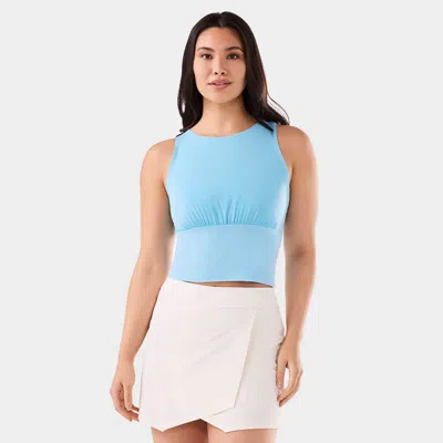 Tavi Solace Empire Waist Tank In Blue