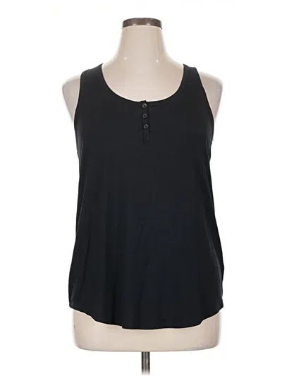 Tavi Tank Top Black Halter Neckline Tops