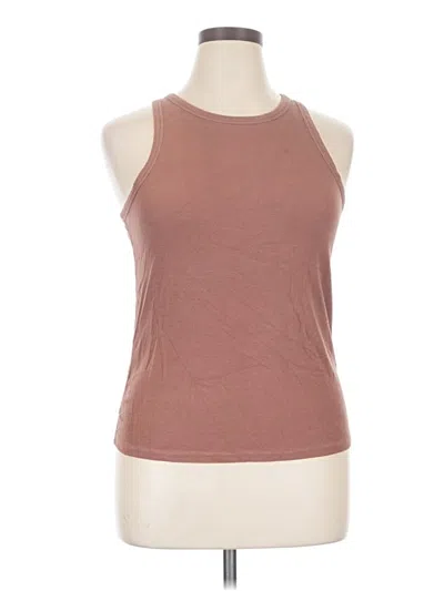 Pre-owned Tavi Tank Top Brown Halter Neckline Tops