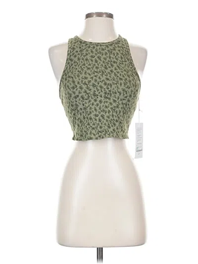 Tavi Tank Top Green Halter Neckline Tops