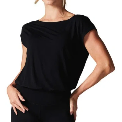 Tavi Voyage Boatneck Tee In Black