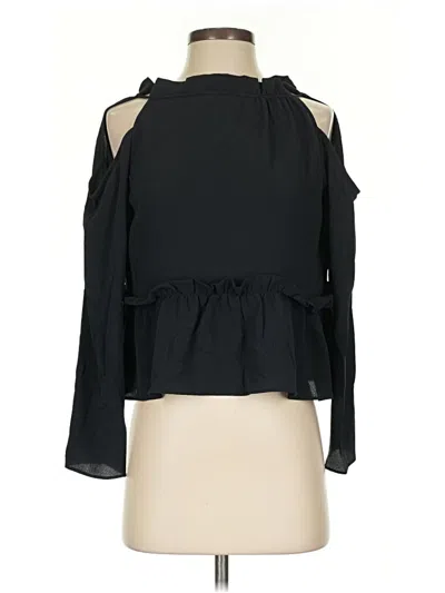 Tavik 3/4 Sleeve Blouse In Black