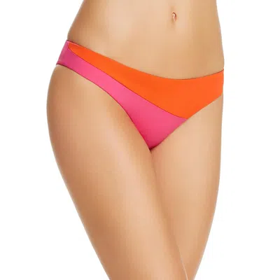 Tavik Jaclyn Womens Colorblock Bikini Swim Bottom Separates In Pink