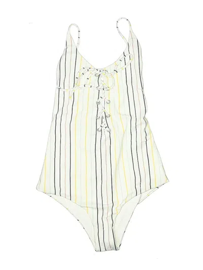 Pre-owned Tavik One Piece Swimsuit In White