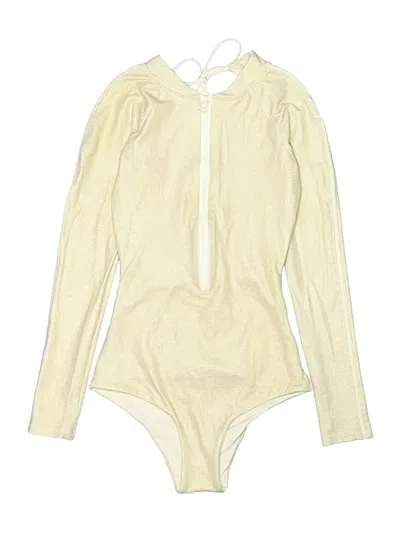 Pre-owned Tavik Swimsuit Cover Up In White