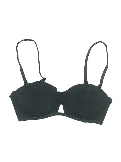 Pre-owned Tavik Swimsuit Top Black Swimwear