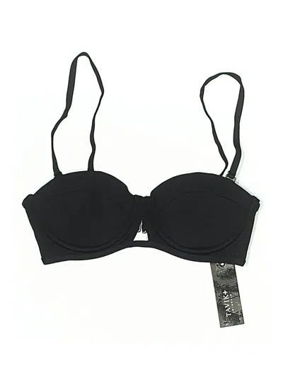 Pre-owned Tavik Swimsuit Top Black Swimwear