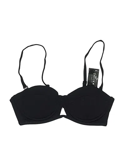 Tavik Swimsuit Top Black Swimwear