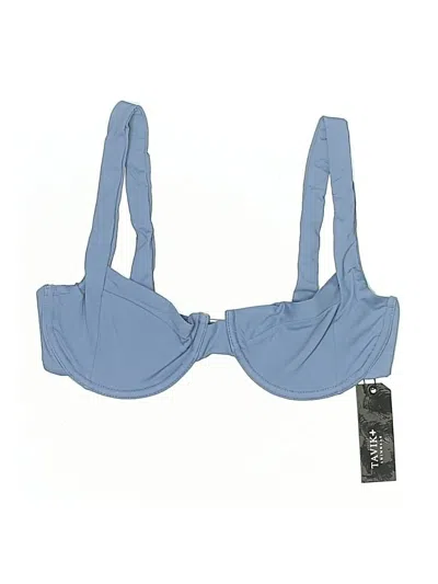 Pre-owned Tavik Swimsuit Top Blue Swimwear