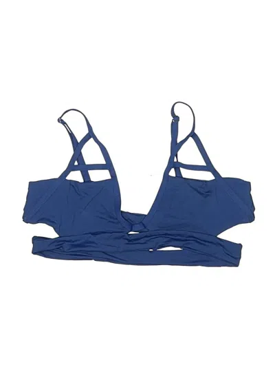 Pre-owned Tavik Swimsuit Top Blue Swimwear