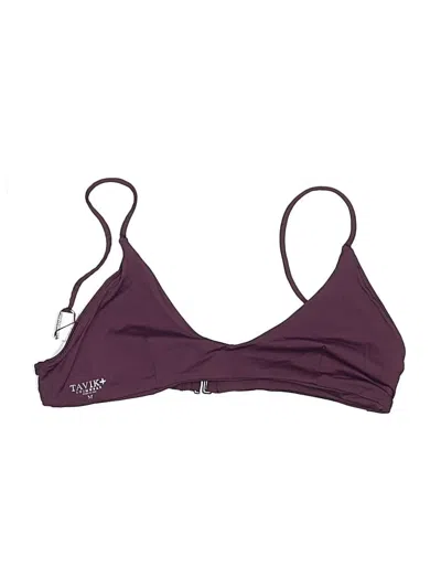 Tavik Swimsuit Top Burgundy Swimwear