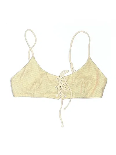 Tavik Swimsuit Top Gold Swimwear In Neutral