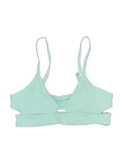 Tavik Swimsuit Top Green Swimwear In Blue
