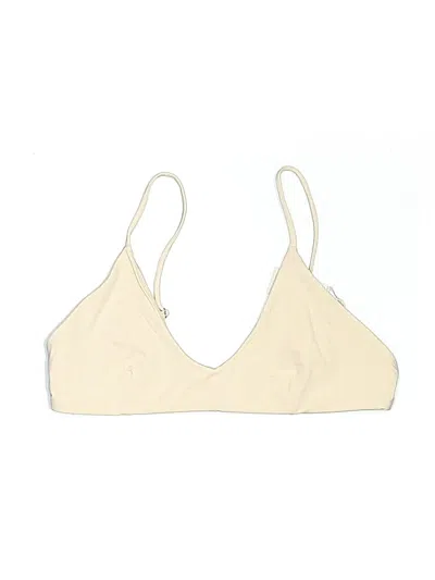 Tavik Swimsuit Top Ivory Swimwear In Brown