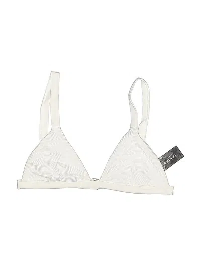 Pre-owned Tavik Swimsuit Top Ivory Swimwear In White