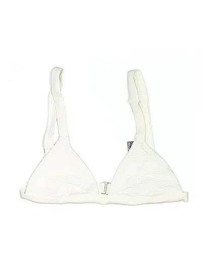 Pre-owned Tavik Swimsuit Top Ivory Swimwear In White