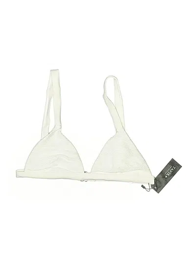 Pre-owned Tavik Swimsuit Top Ivory Swimwear In White