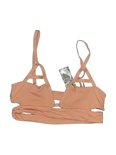 Tavik Swimsuit Top Tan Swimwear In Brown