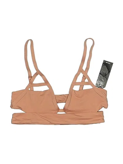 Tavik Swimsuit Top Tan Swimwear In Brown
