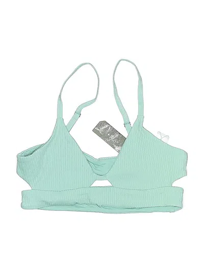 Tavik Swimsuit Top Teal Swimwear In Blue