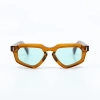 Taxxon Eyewear Avitio Sunglasses With Amber Frame & Aqua Lens In Brown