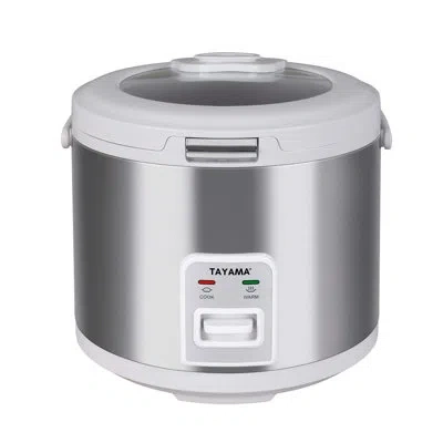 Tayama 20-cup Automatic Rice Cooker & Warmer With Glass Lid In Stainless Steel