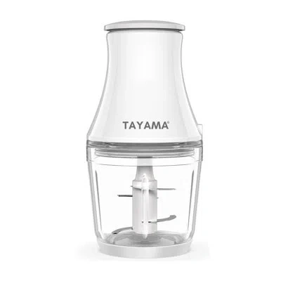 Tayama 2.5 Cup Mini Food Processor In White