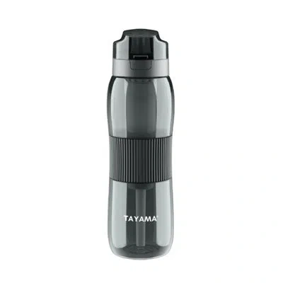 Tayama 25 Oz. Black Tritan Alkaline Filtering Water Bottle, Bpa-free