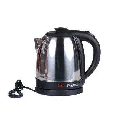 Tayama 6-cup Stainless Steel Cordless Electric Kettle In Silver