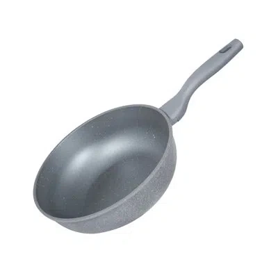 Tayama Die-cast Nonstick Wok Pan In Gray