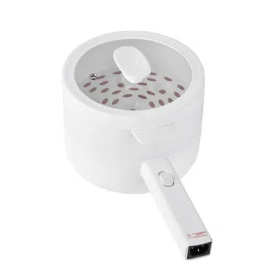 Tayama Electric Cooking Pot & Food Steamer In White