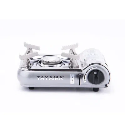 Tayama Single Burner Butane Outdoor Stove In Stainless Steel