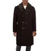 Tayion By Montee Holland Mens Double-breasted Wool Overcoat