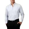 Tayion By Montee Holland Mens Striped Cotton Button-down Shirt In Neutral