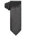 Tayion Collection Men's Black & Gold Solid Tie In Black