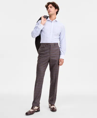 Tayion Collection Men's Classic-fit Plaid Suit Separate Pants In Multi