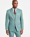 Tayion Collection Men's Classic Fit Solid Suit Jacket In Moss Green