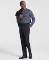 Tayion Collection Men's Classic-fit Solid Suit Separate Pants In Black