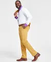 Tayion Collection Men's Classic-fit Solid Suit Separate Pants In Tan