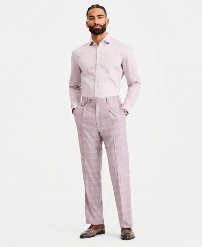 Tayion Collection Men's Classic-fit Dusty Rose Suit Separates Pants In Pink