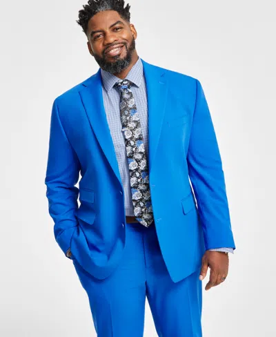 Tayion Collection Men's Classic-fit Solid Suit Separate Jacket In Animal Print