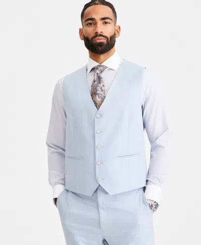 Tayion Collection Men's Classic-fit Suit Separate Vest In Blue