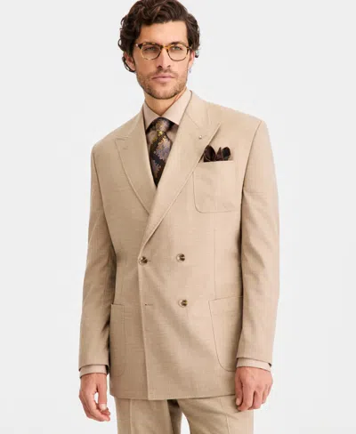 Tayion Collection Men's Classic-fit Suit Separates Jacket In Brown