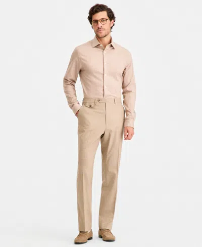 Tayion Collection Men's Classic-fit Suit Separates Pants In Brown