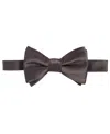 Tayion Collection Men's Gold Solid Bow Tie In Brown