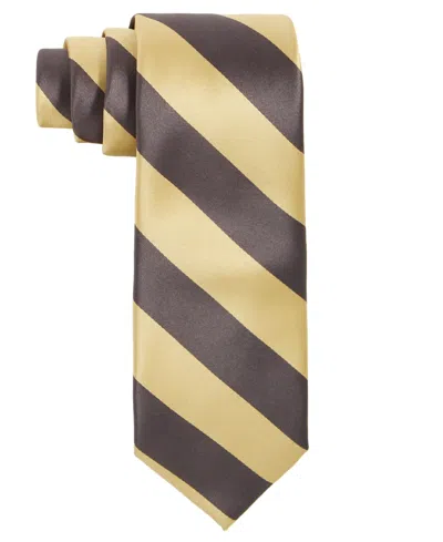 Tayion Collection Men's Iota Phi Theta Stripe Tie In Brown