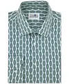 TAYION COLLECTION MEN'S LEAF-PRINT DRESS SHIRT