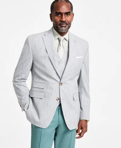 Tayion Collection Men's Regular-fit Suit Jacket In Grey Green