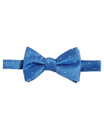 Tayion Collection Men's Royal Blue & White Dot Bow Tie