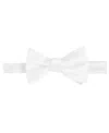 Tayion Collection Men's Royal Blue & White Solid Tie In White